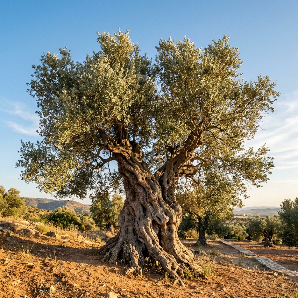 Ancient olive tree in Sfax, Tunisia - wholesale olive wood supplier