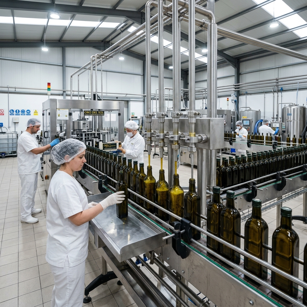 Bottling & Packaging - CHITRA olive oil production process step 05