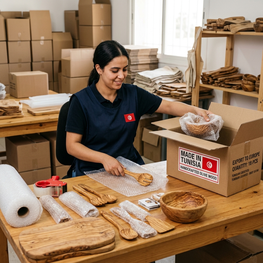 Packaging Stage - CHITRA olive wood production process step 04